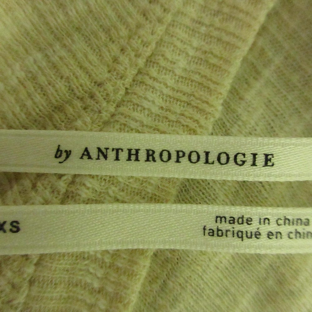Anthropologie Sweater Womens XS Beige Boat Neck Dolman Long Sleeve Knit Pullover - Picture 3 of 8